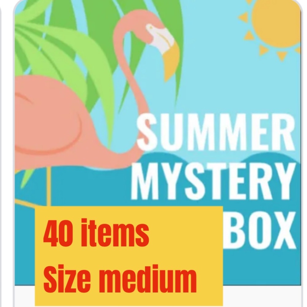 Summer mystery box - 40 items womens size medium